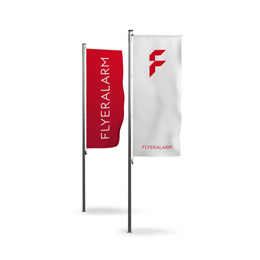 Drapeaux à hisser pour mâts avec potence