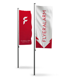 Drapeaux à hisser pour mâts sans potence