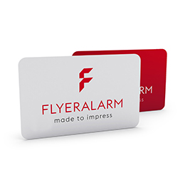 Cartes en plastique, blanches