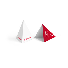Présentoirs pyramidaux
